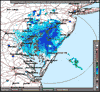 Base Reflectivity image from Dover AFB