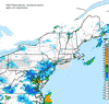 Composite Base Reflectivity image from the Northeastern USA