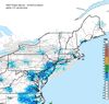 Composite Base Reflectivity image from the Northeastern USA