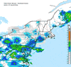 Composite Base Reflectivity image from the Northeastern USA