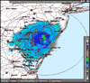 Base Reflectivity image from Dover AFB