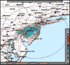 Base Reflectivity image from Fort Dix