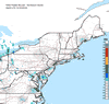 Composite Base Reflectivity image from the Northeastern USA