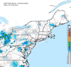 Composite Base Reflectivity image from the Northeastern USA