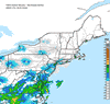 Composite Base Reflectivity image from the Northeastern USA