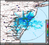 Base Reflectivity image from Dover AFB