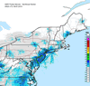 Composite Base Reflectivity image from the Northeastern USA