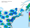 Composite Base Reflectivity image from the Northeastern USA