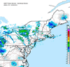 Composite Base Reflectivity image from the Northeastern USA