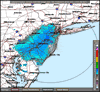 Base Reflectivity image from Fort Dix