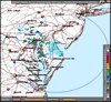Base Reflectivity image from Dover AFB