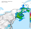 Composite Base Reflectivity image from the Northeastern USA