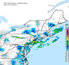 Composite Base Reflectivity image from the Northeastern USA