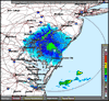 Base Reflectivity image from Dover AFB