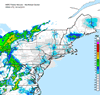 Composite Base Reflectivity image from the Northeastern USA