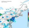 Composite Base Reflectivity image from the Northeastern USA