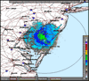 Base Reflectivity image from Dover AFB