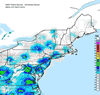 Composite Base Reflectivity image from the Northeastern USA