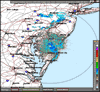 Base Reflectivity image from Dover AFB