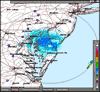 Base Reflectivity image from Dover AFB