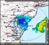 Base Reflectivity image from Dover AFB