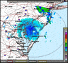 Base Reflectivity image from Dover AFB