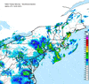 Composite Base Reflectivity image from the Northeastern USA