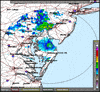 Base Reflectivity image from Dover AFB