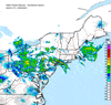 Composite Base Reflectivity image from the Northeastern USA