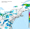 Composite Base Reflectivity image from the Northeastern USA