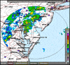 Base Reflectivity image from Dover AFB