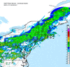 Composite Base Reflectivity image from the Northeastern USA