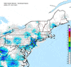 Composite Base Reflectivity image from the Northeastern USA