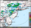 Base Reflectivity image from Fort Dix