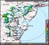 Base Reflectivity image from Dover AFB