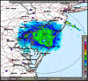 Base Reflectivity image from Dover AFB