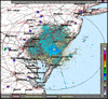 Base Reflectivity image from Dover AFB