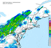 Composite Base Reflectivity image from the Northeastern USA