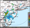 Base Reflectivity image from Fort Dix