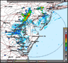 Base Reflectivity image from Dover AFB