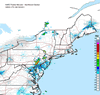 Composite Base Reflectivity image from the Northeastern USA