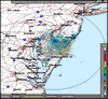 Base Reflectivity image from Dover AFB