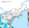 Composite Base Reflectivity image from the Northeastern USA