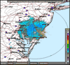 Base Reflectivity image from Dover AFB