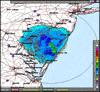 Base Reflectivity image from Dover AFB