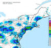 Composite Base Reflectivity image from the Northeastern USA