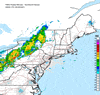 Composite Base Reflectivity image from the Northeastern USA