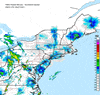 Composite Base Reflectivity image from the Northeastern USA