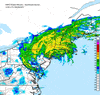 Composite Base Reflectivity image from the Northeastern USA