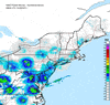 Composite Base Reflectivity image from the Northeastern USA